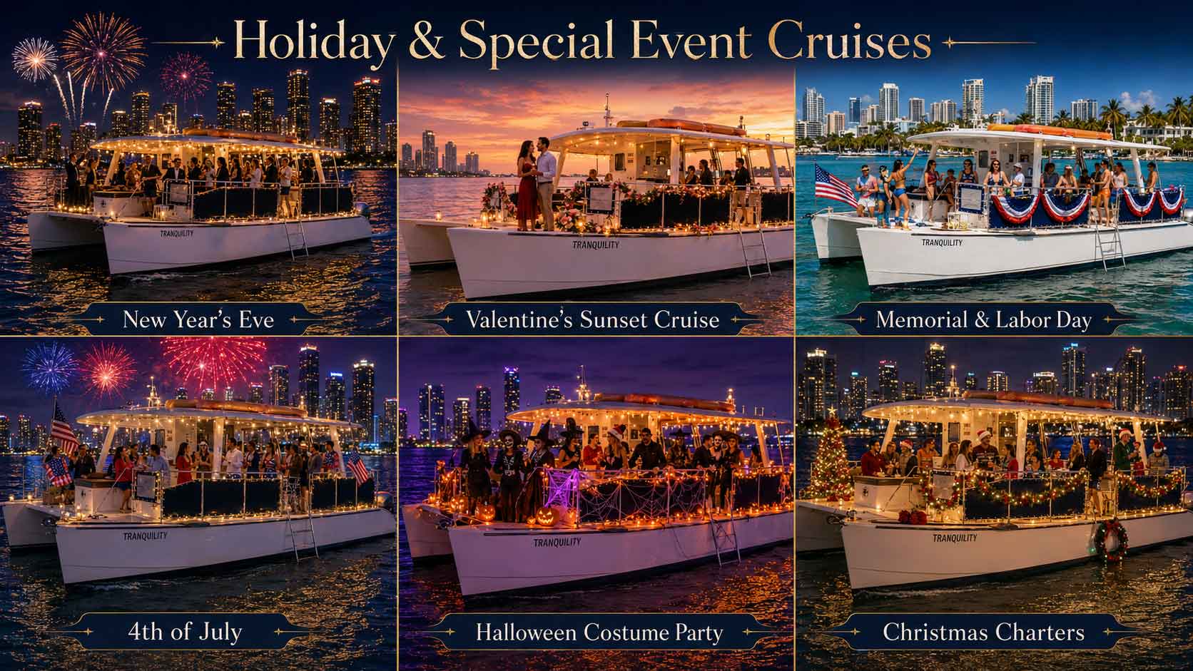 Holiday & Special Event Cruises